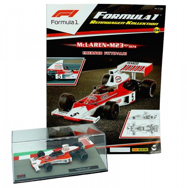 Formula 1 Rennwagen-Kollektion 84: Emerson Fittipaldi (McLaren M23)