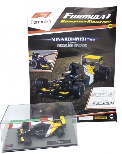 Formula 1 Rennwagen-Kollektion 101 - Pierluigi Martini (Minardi M191) 
