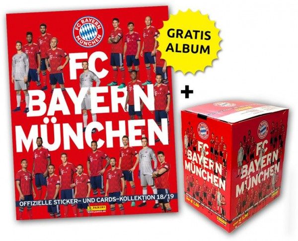 FC Bayern München - Offizielle Sticker- und Cards-Kollektion 2018/2019 - Megabundle