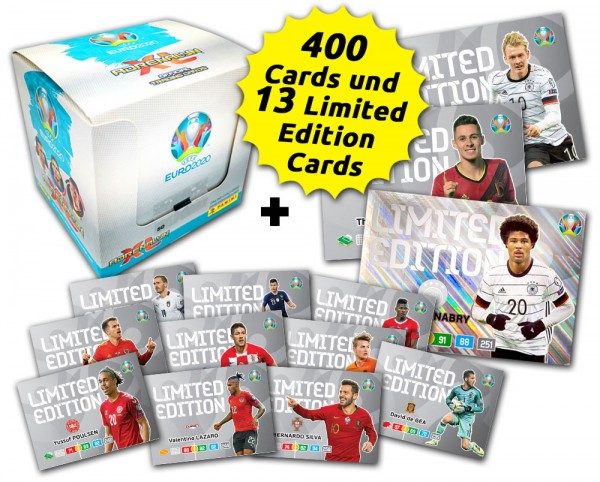 UEFA Euro 2020 Adrenalyn XL Limited Edition Card Bundle