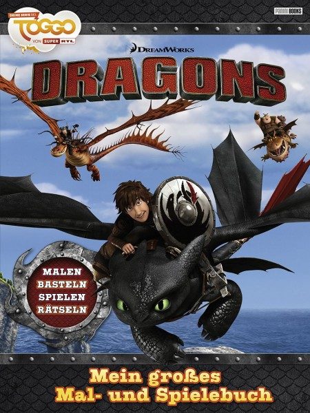 Dragons - Mein großes Mal- und Spielebuch Cover