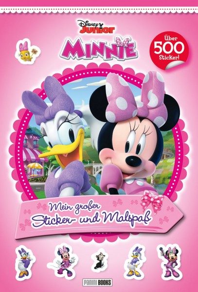 Disney Junior: Minnie – Mein großer Sticker- und Malspaß Cover