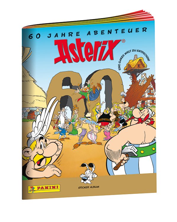 Sammelsticker 50 verschiedene Sticker Panini 60 Jahre Asterix