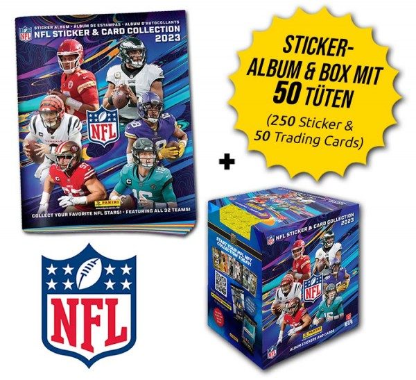 NFL 2023 Sticker & Trading Cards - Box-Bundle