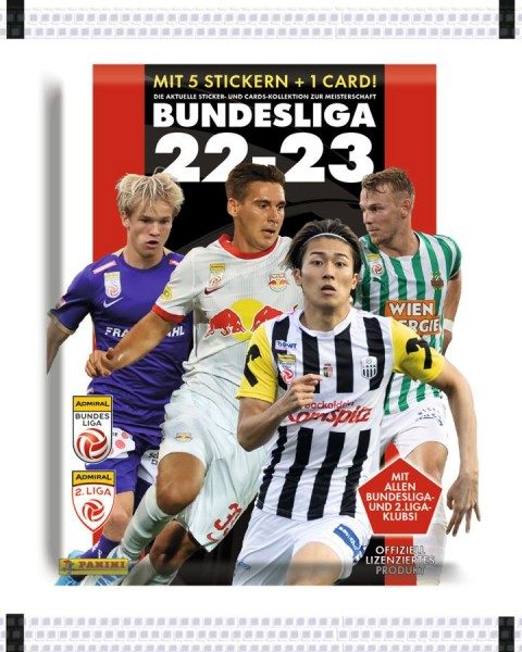 Panini Bundesliga Österreich Sticker & Cards Kollektion 2022/23 - Tüte