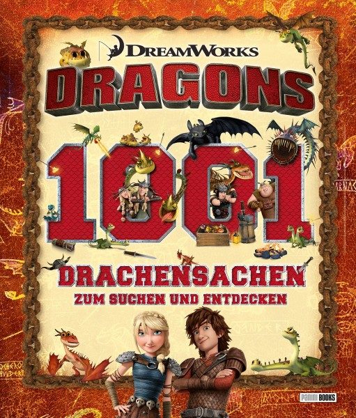 Dragons - 1001 Drachensachen zum Suchen und Entdecken - Cover