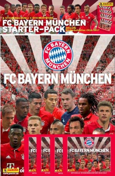 FC Bayern München 2016/2017 Sticker Kollektion - Starter Set