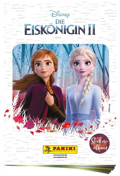 Panini Die Eiskönigin 2 Crystal Sticker Sammelalbum 5 Tüten Disney Frozen 