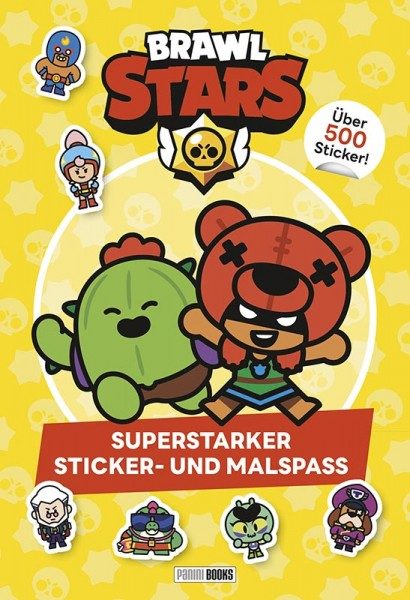 Brawl Stars - Superstarker Sticker- und Malspaß - Cover