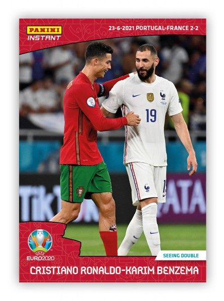 UEFA EURO 2020 - Panini Instant - 038 - Ronaldo / Benzema