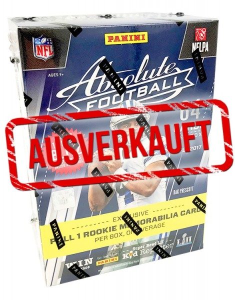 NFL 2017 Absolute Football Trading Cards - Blasterbox