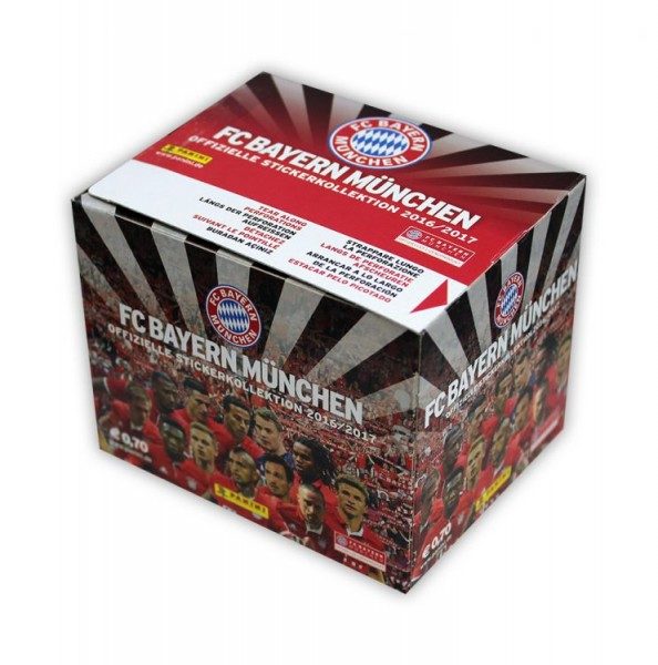 FC Bayern München 2016/2017 Sticker Kollektion - Box mit 36 Tüten