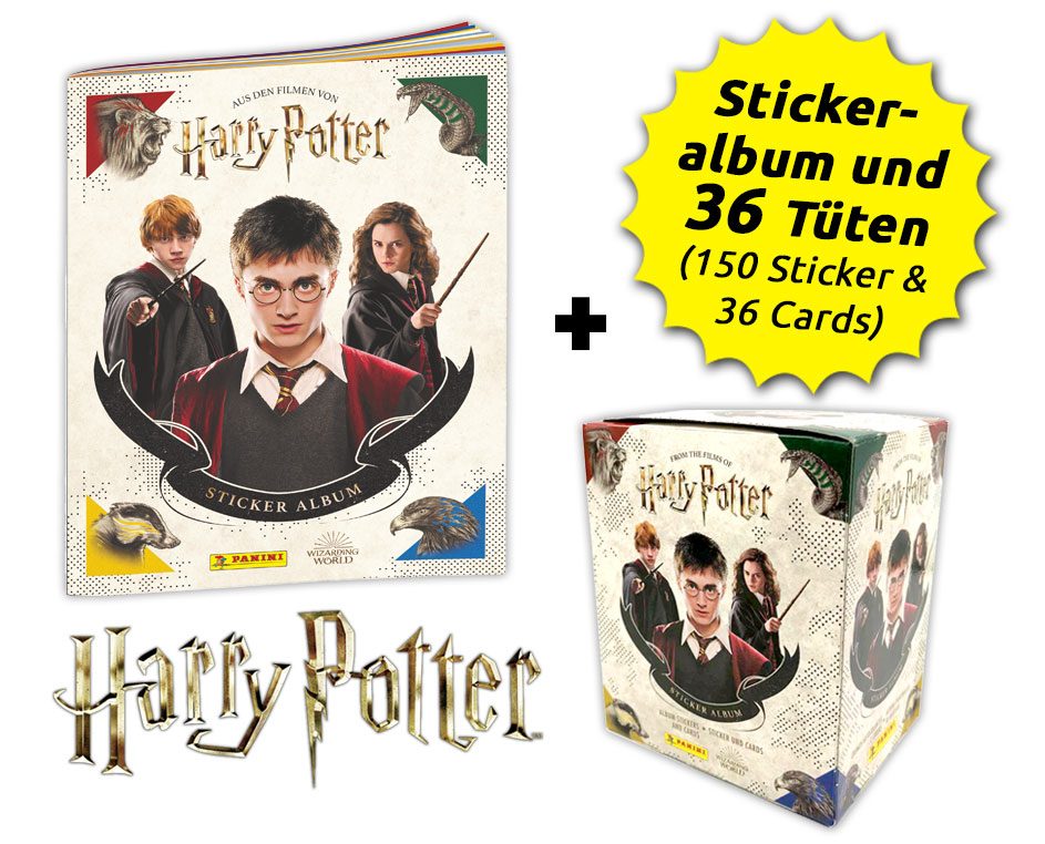 Harry Potter- Sticker und Cards - Box-Bundle