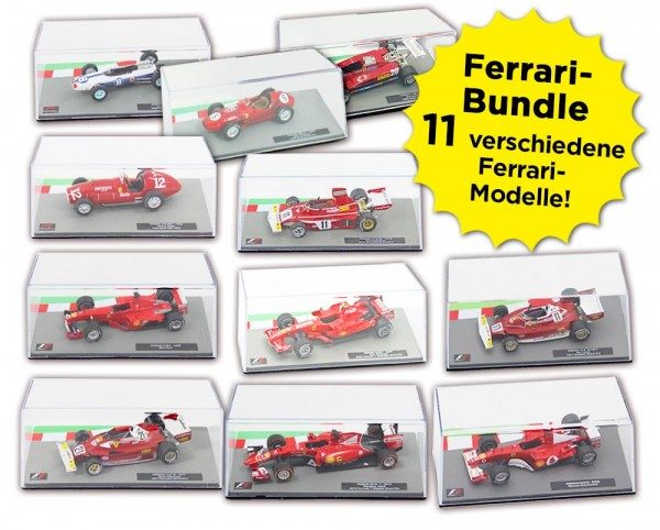 Formula 1 Rennwagen-Kollektion: Ferrari-Bundle