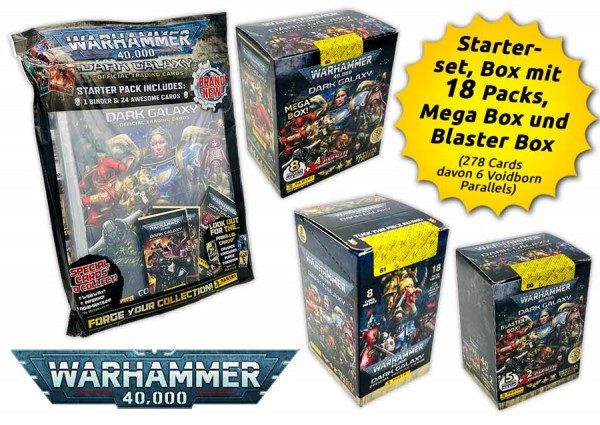 Warhammer 40.000 - Dark Galaxy Trading Cards - Super-Box-Bundle