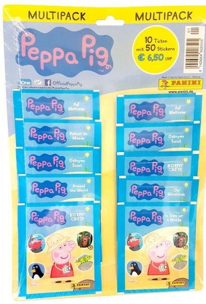 Peppa Pig Auf Weltreise Stickerkollektion - Multipack