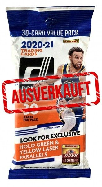 Panini NBA Donruss 2020/21 Trading Cards - Fatpack