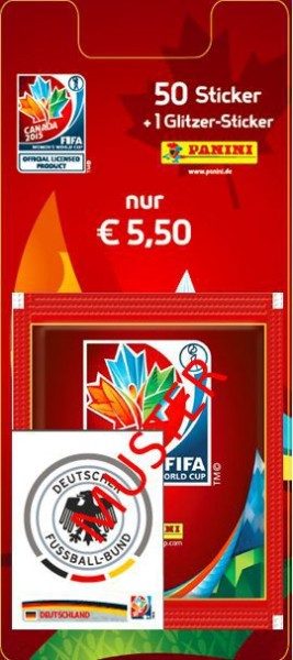 FIFA Frauen WM Sticker-Kollektion - Blister