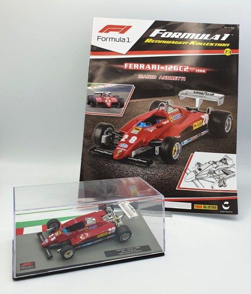 Formula 1 Rennwagen-Kollektion 73 - Mario Andretti (Ferrari 126 C2)