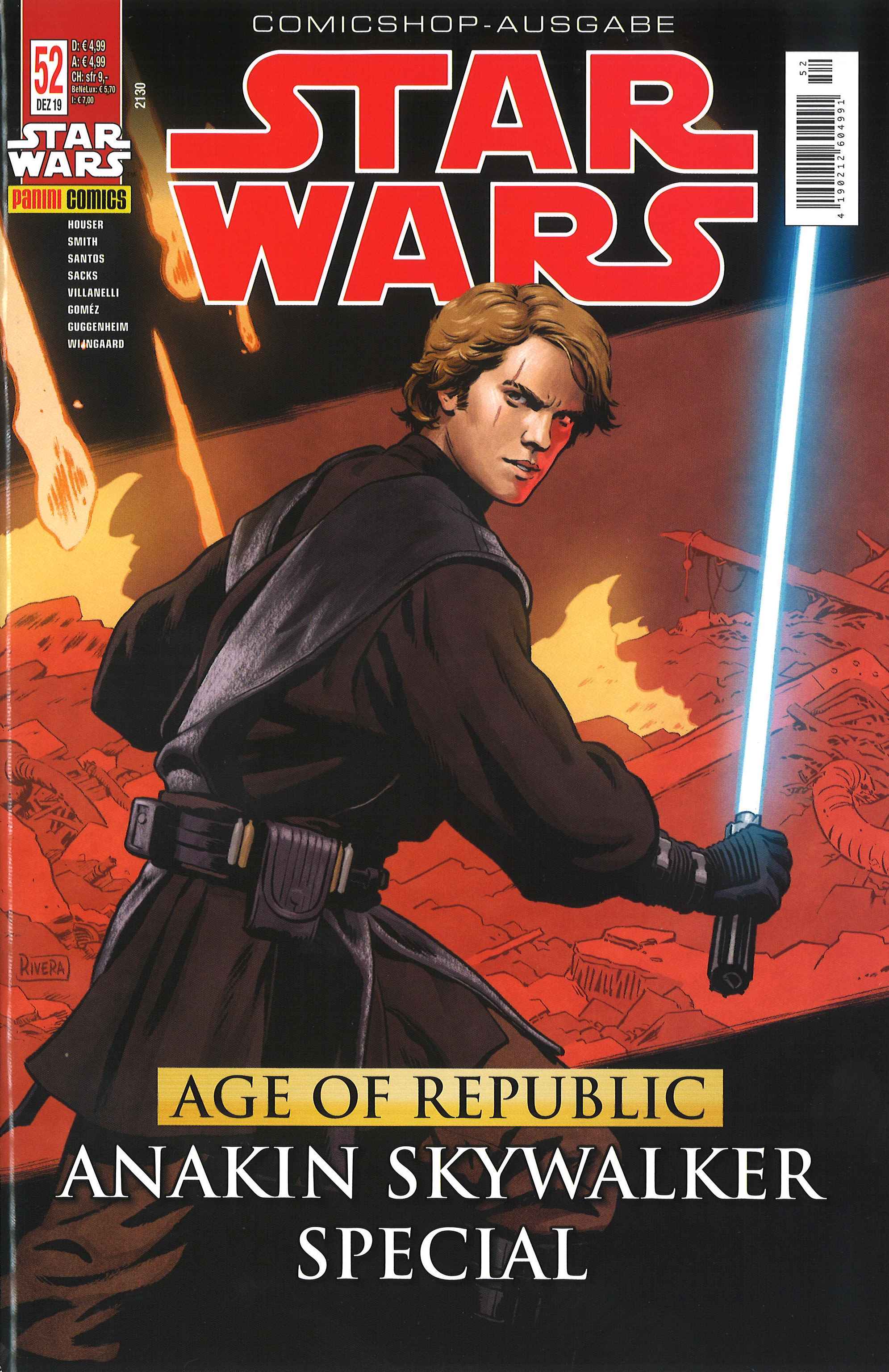 Comics Star Wars 52 Age Of Republic Anakin Skywalker Special