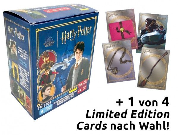 Harry Potter Evolution Trading Cards - Mega Box mit Limited Edition Card