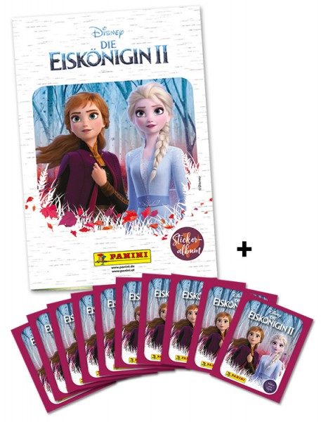 Disney - Die Eiskönigin 2 - Sticker und Trading Cards - Schnupperbundle Inhalt 10 Tüten