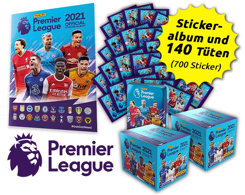 Premier League 2021 Stickerkollektion - Mega-Bundle