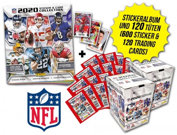 NFL 2020 Sticker & Trading Cards - Touchdown-Bundle