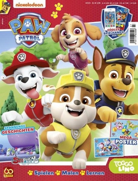Paw Patrol Magazin 07/21 - Cover
