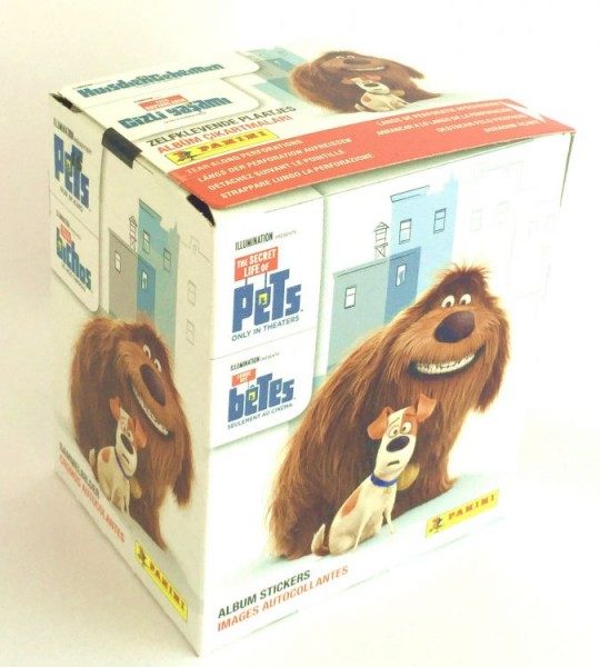 Pets Movie Stickerkollektion - Box mit 36 Tüten