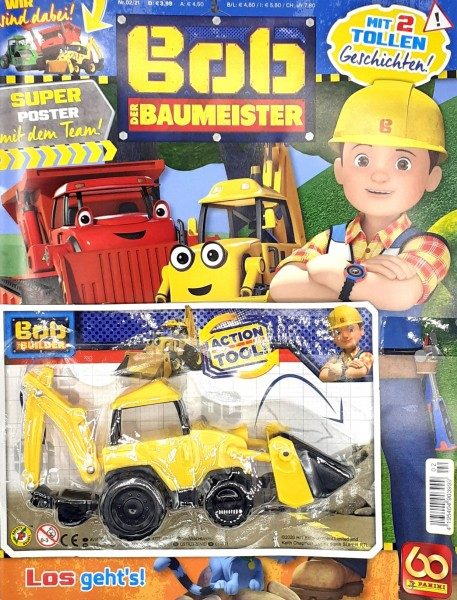 Bob der Baumeister Magazin 02/21 Cover mit Extra
