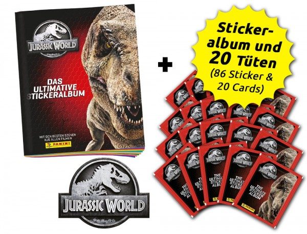 Jurassic World Anthology - Sticker und Cards - Sammelbundle
