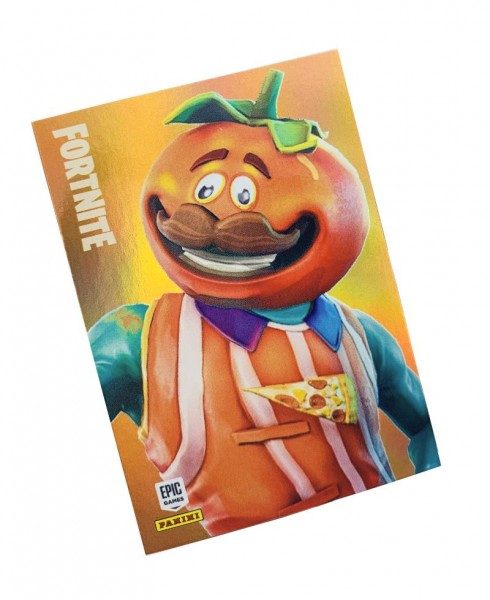 Fortnite Series 1 Trading Cards - Parallel Card Typ 1 - Holo Epic Outfit - Beispiel Tomatohead
