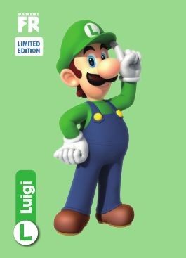 Super Mario Trading Cards - LE Card 2 Luigi - paninishop exklusiv