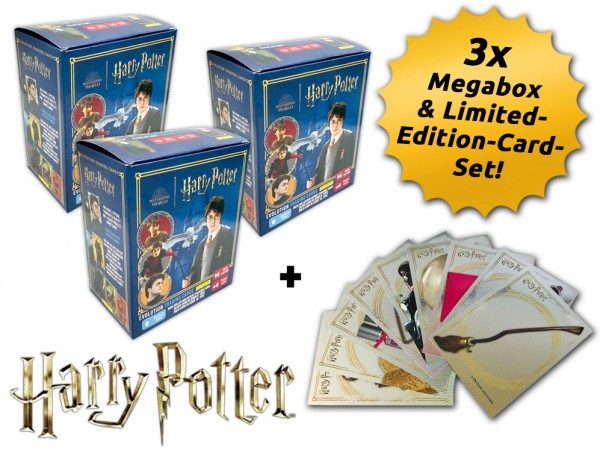 Harry Potter Evolution Trading Cards - Megabox-Bundle mit LE-Card Set 