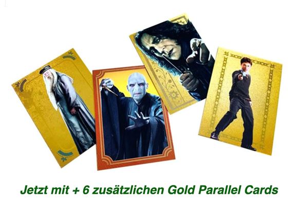 Harry Potter Evolution Trading Cards - Gold Parallel Cards als Zugabe