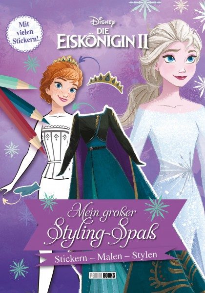 Disney Die Eiskönigin 2- Mein großer Styling-Spaß - Stickern, Malen, Stylen