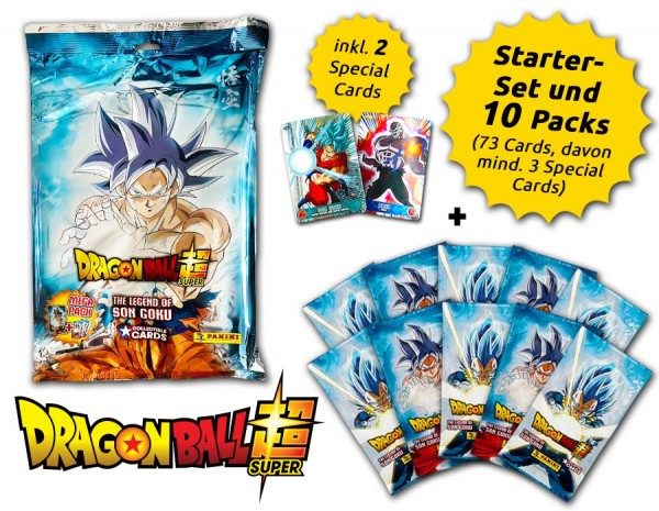 Dragon Ball Super - The Legend of Son Goku Trading Cards - Schnupper-Bundle