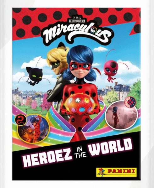 Miraculous Sticker & Cards - Superhelden erobern die Welt - Tüte