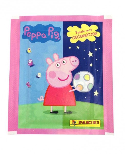 Peppa Pig - Spiele mit Gegensätzen - Sticker & Cards - Tüte