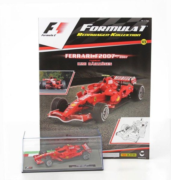 Formula 1 Rennwagen-Kollektion 18 - Kimi Raikkonen (Ferrari F2007)