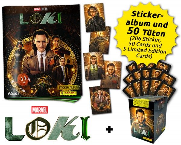 Loki - Sticker & Cards - Mega-Bundle mit 5 LE Cards