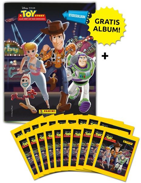 Disney Toy Story 4 - Sticker und Sammelkarten - Sammelbundle