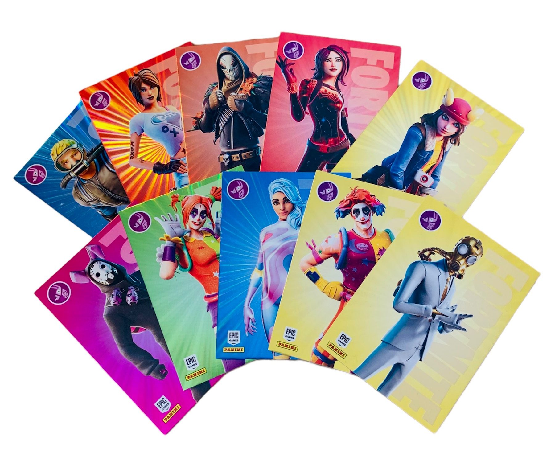 Fortnite Series 3 Promo Cards - Laser Rainbow Parallel Cards