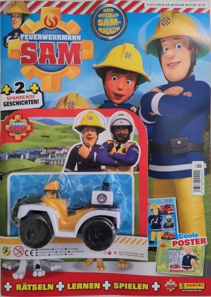 Feuerwehrmann Sam Magazin 03/22 mit Extra Einsatzfahrzeug