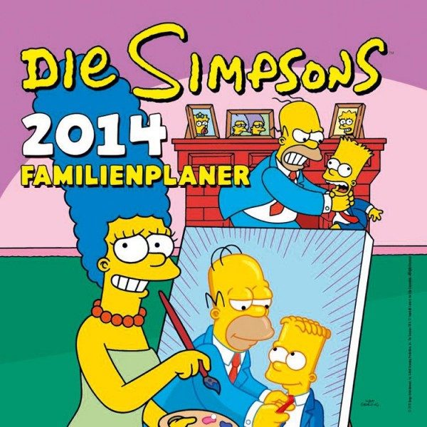 Simpsons - Familienplaner 2014