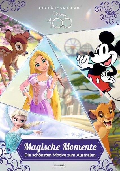 Disney 100 – Magische Momente: Die schönsten Motive zum Ausmalen - Cover