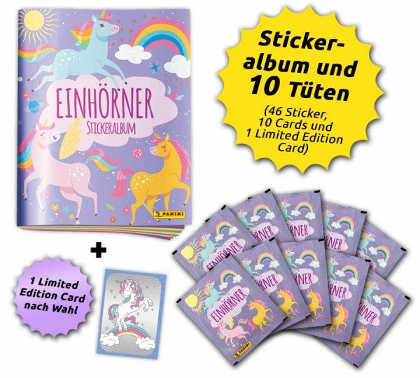 Unicorns - Sticker & Cards - Schnupperbundle