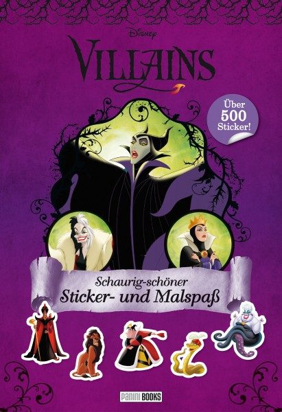 Disney Villains - Schaurig-schöner Sticker- und Malspaß Cover