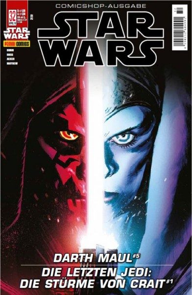 Star Wars 32 - Darth Maul 5 / Die letzten Jedi - Die Stürme von Crait - Comicshop-Ausgabe